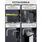 Кронштейн для проекционного экрана L-образный, нагрузка до 25 кг