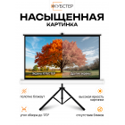 Экран на штативе КУБСТЕР с возвратным механизмом 185 на 104 см (16:9), 84 дюйма