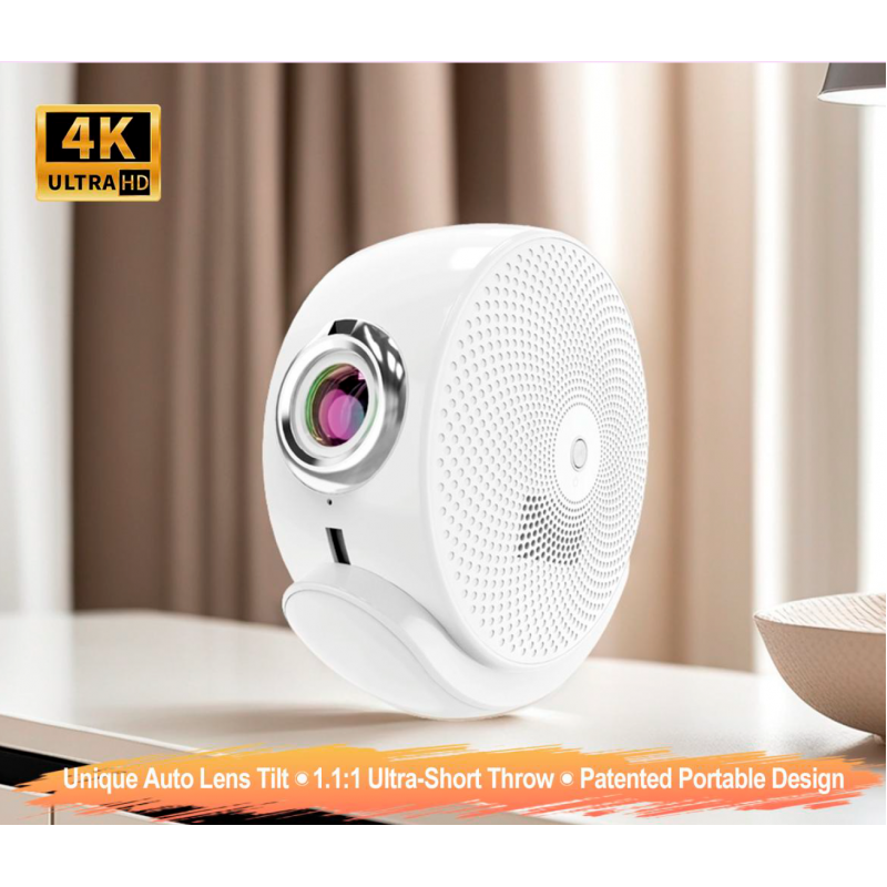 Портативный проектор Everycom RONDO, с функцией поворота на 90 градусов Портативный проектор Everycom RONDO, с функцией поворота на 90 градусов